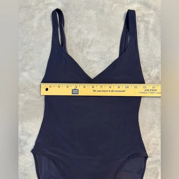 Vintage Calvin Klein Navy One-Piece Swimsuit - Picture 4 of 9